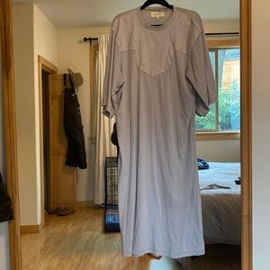 The GREAT light blue cotton shirt dress with belt size 1